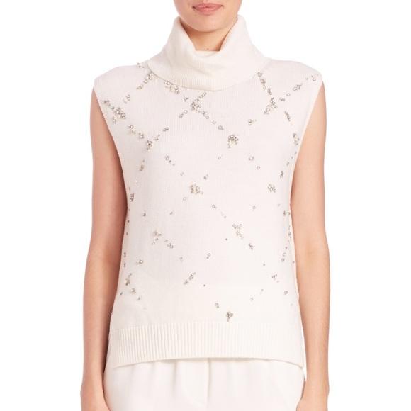 3.1 Phillip Lim embellished turtleneck sweater tank xs - Picture 1 of 7